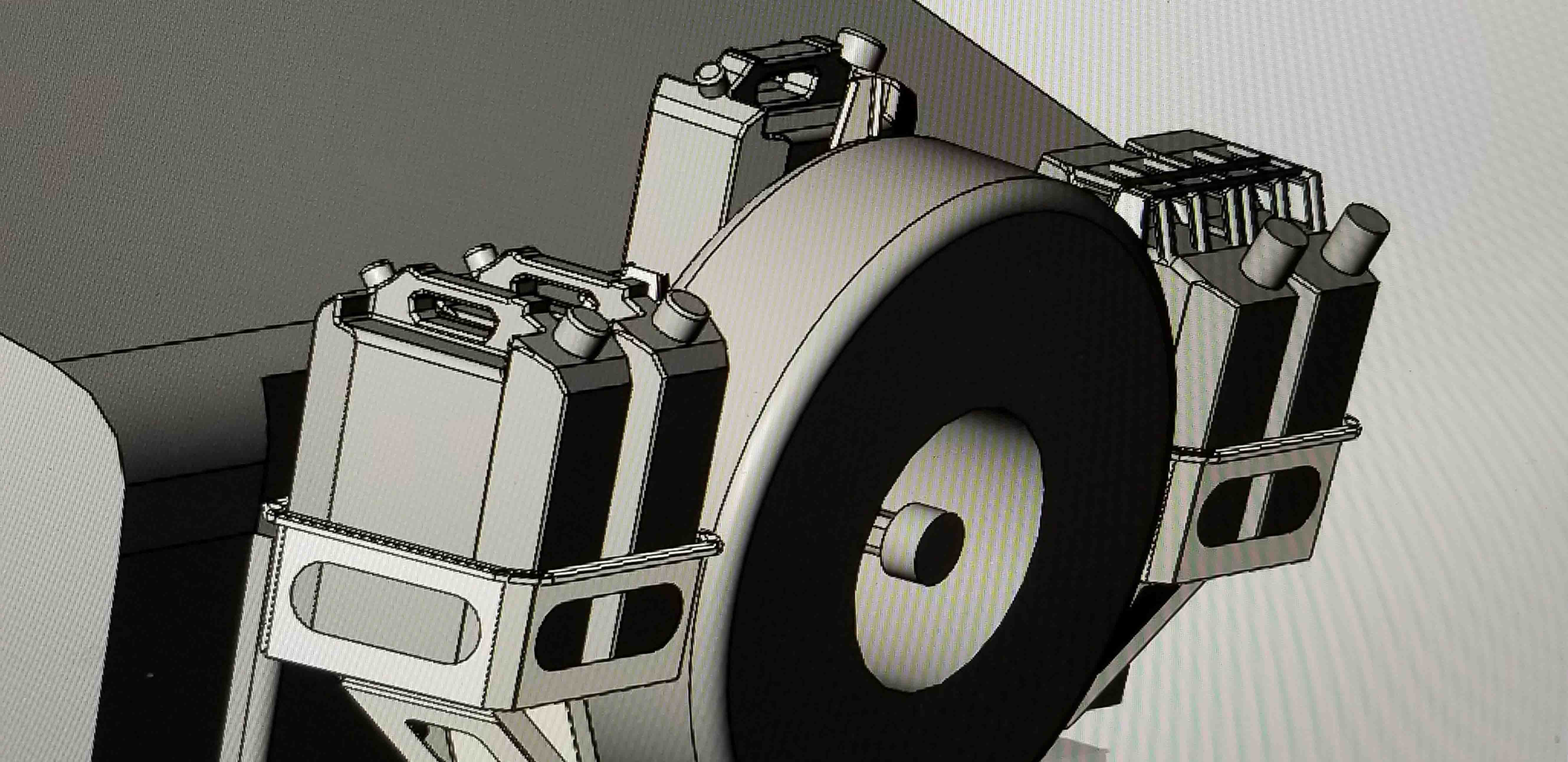 3D rendering of a component.